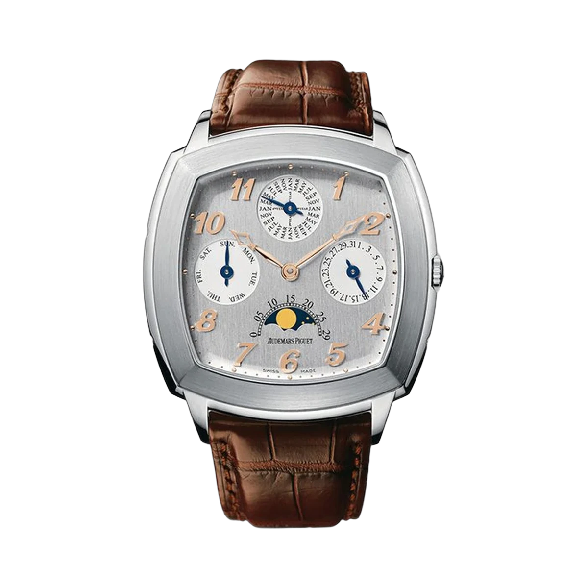Audemars Piguet Classique Perpetual 26051Pt.Oo.D092Cr.01 Platinum 47Mm X 47Mm Silver Dial Men's Watch