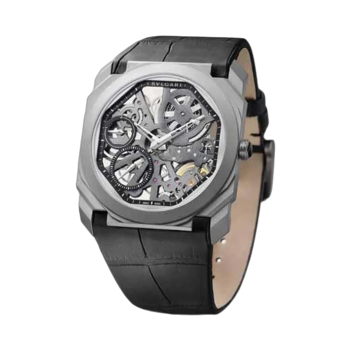 Bvlgari Octo Finissimo Squelette Titanium 40Mm Grey Dial Men's Watch