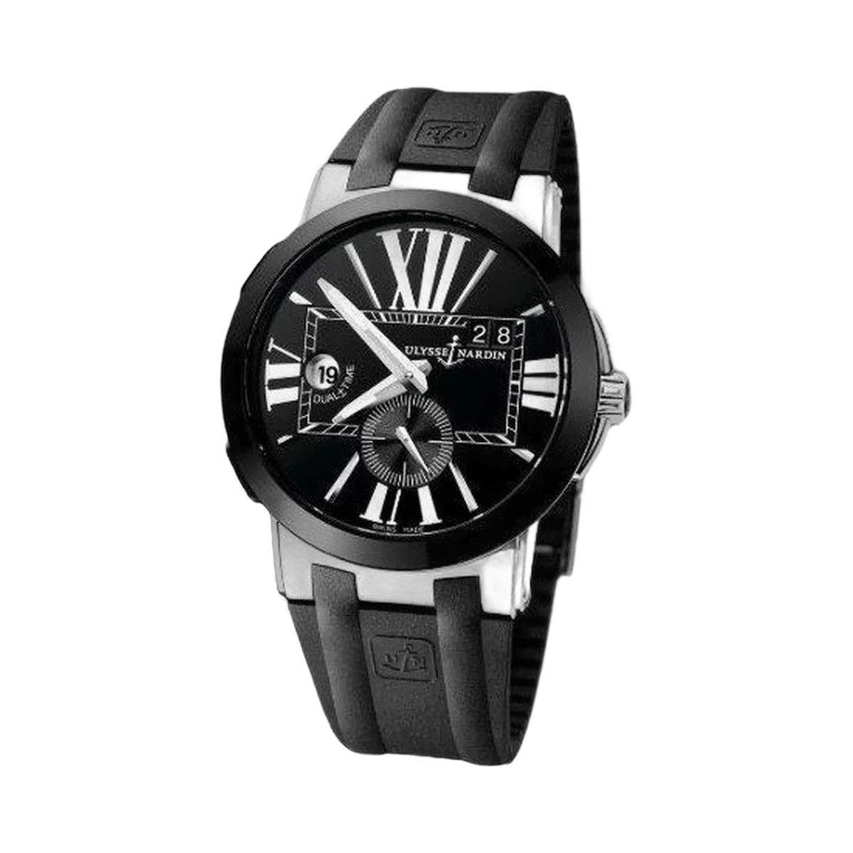Ulysse Nardin Executive Dual Time Stainless Steel 43Mm Men's Watch