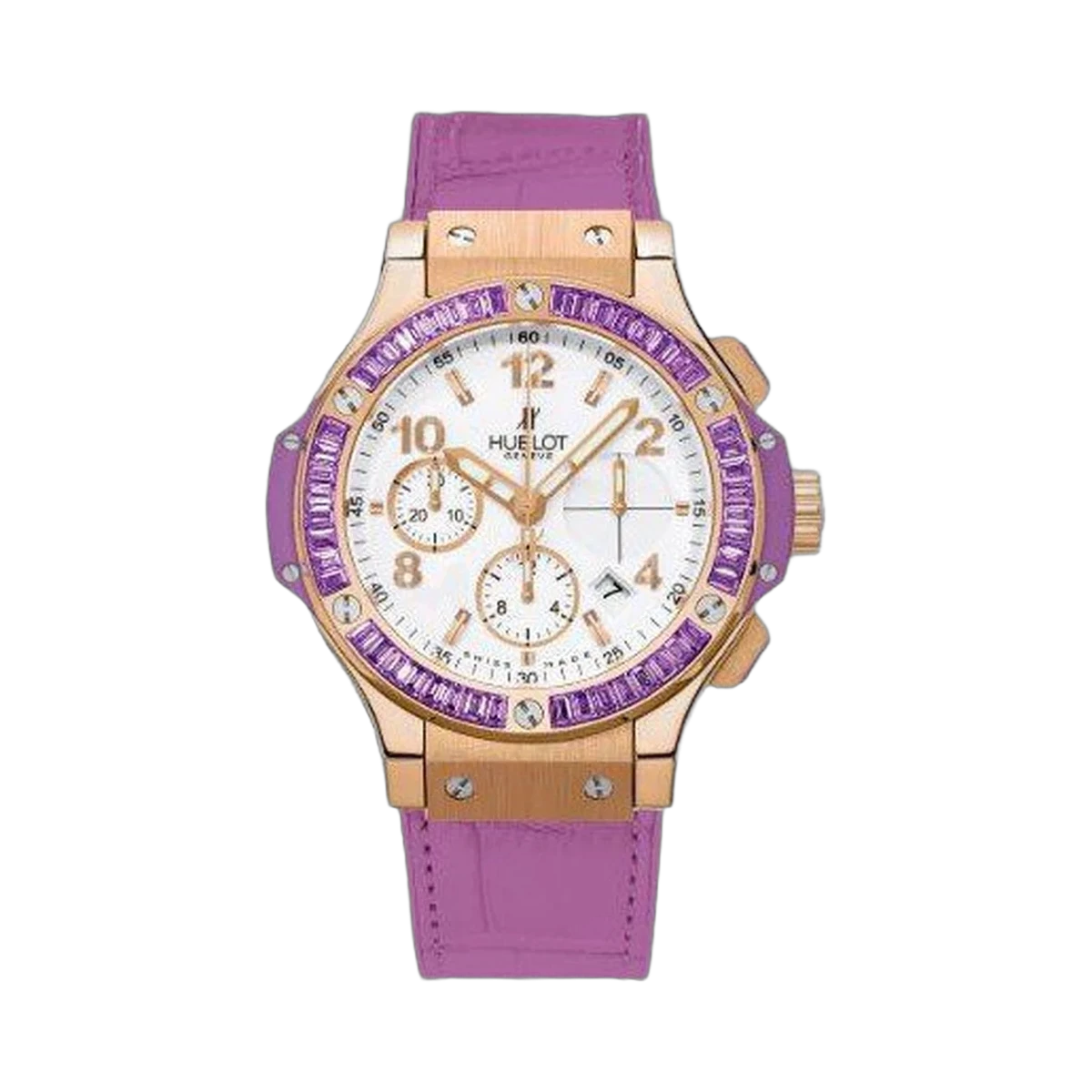 Hublot Big Bang Tutti Frutti Purple 18Kt Rose Gold 41Mm Ladies Watch