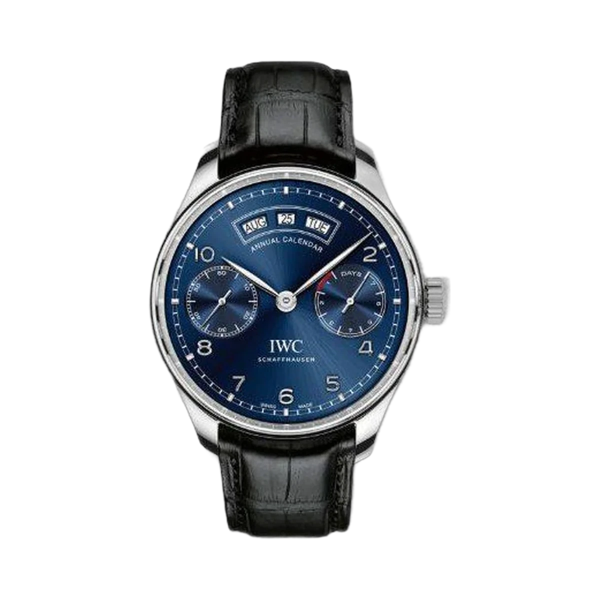 IWC Portugieser Annual Calendar Edelstahl 44 mm Herrenuhr