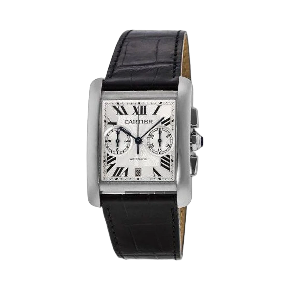 Cartier Tank Mc Edelstahl 34,3 Mm X 44 Mm Herrenuhr