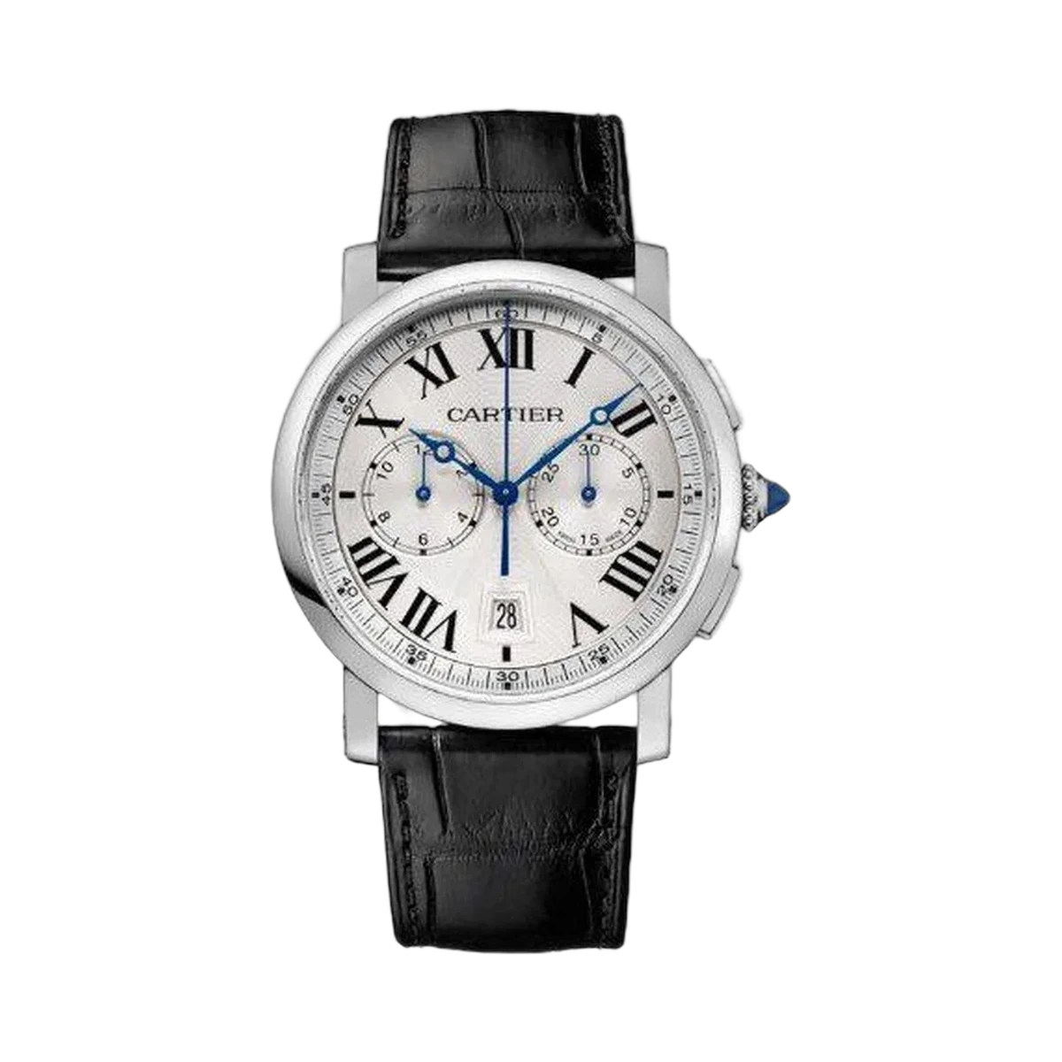 Cartier Rotonde De Cartier Chronograph Herrenuhr Edelstahl 40 mm