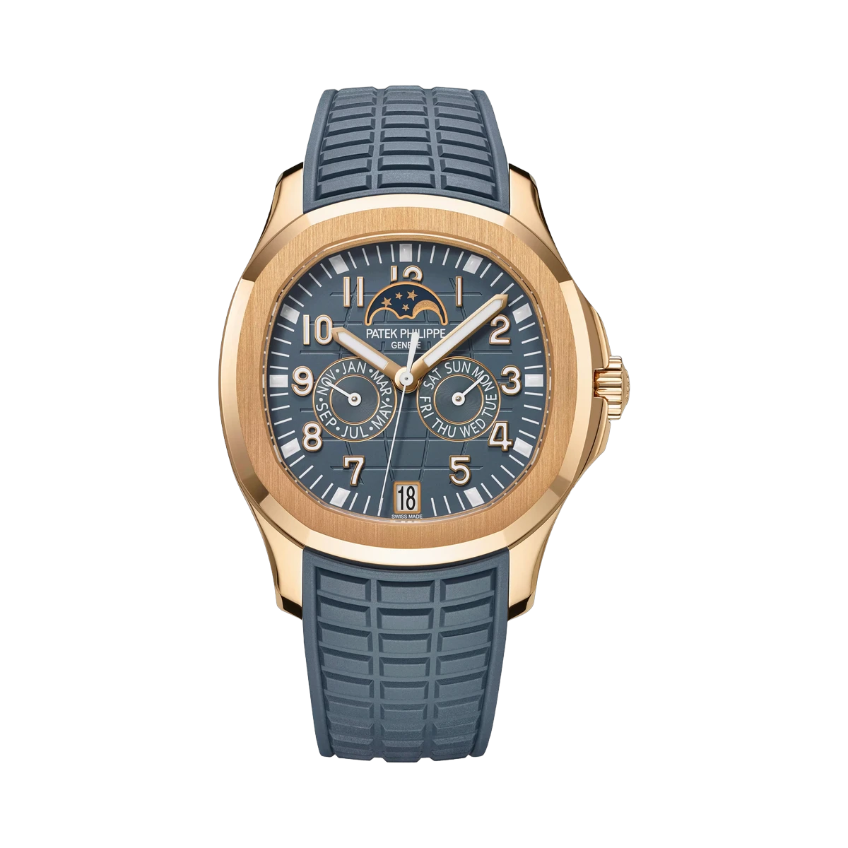 Patek Philippe 5261R-001 Aquanaut Luce Annual Calendar Blue-Gray Dial