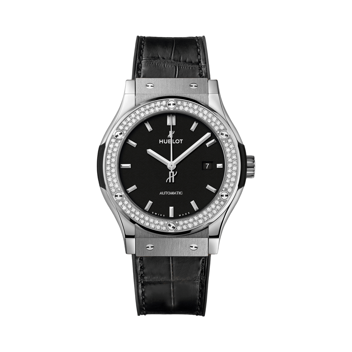 Hublot Classic Fusion Automatic 542.NX.1171.LR.1104 Titanium Diamonds 42mm