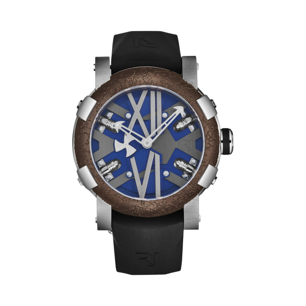 Romain Jerome Steampunk RJ.ST.AU.501.10 46MM Stainless Steel Blue Dial