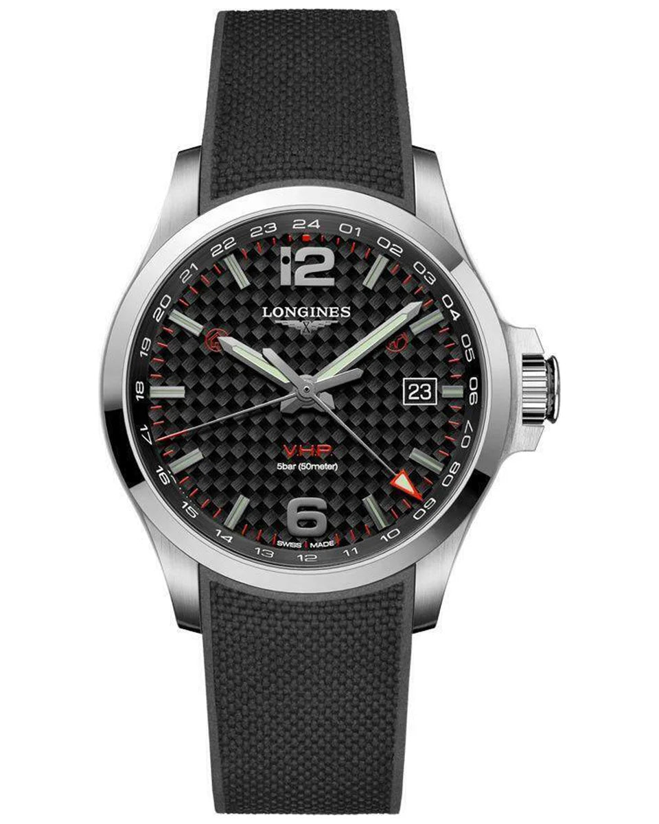Longines Conquest VHP L3.728.4.66.9 Sport Black 43mm Stainless Steel