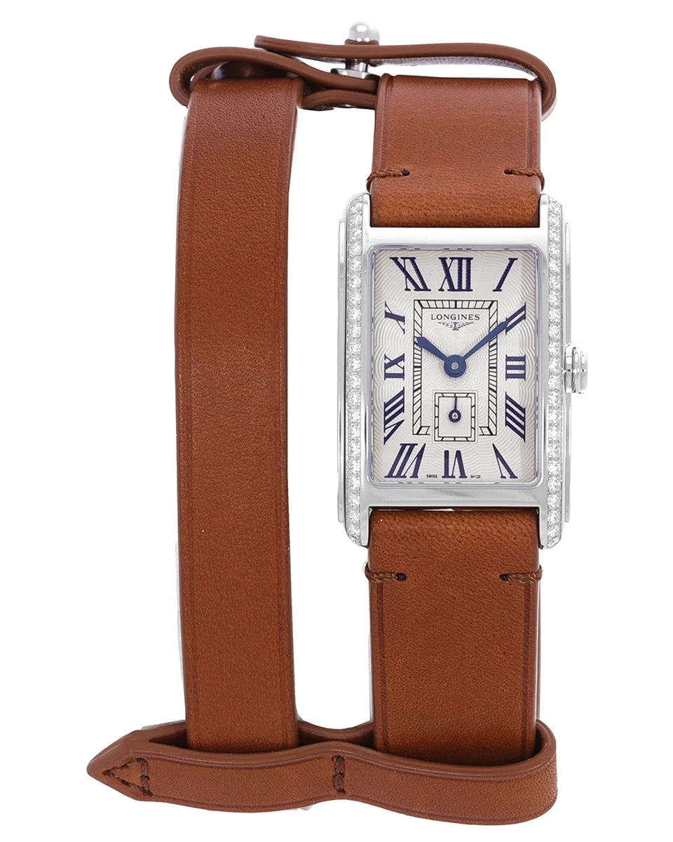Longines Dolcevita L5255071B Quartz Silver Dial Roman Numerals Stainless Steel