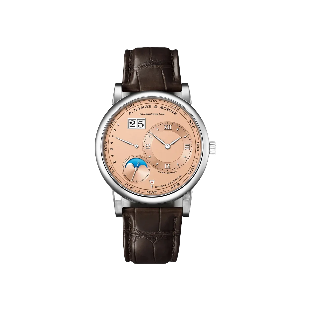 A. Lange & Sohne Lange 1 345.056 E / LSLS3453AA Perpetual Calendar Salmon Dial 41.9mm Men's Watch – additional product photo 2