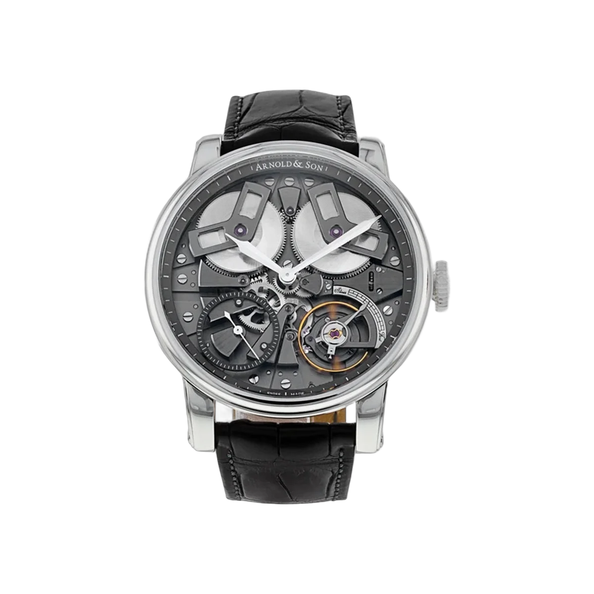 Arnold & Son True Beat 88 1TBAS.S01A.C113S Stainless Steel Skeleton Dial 46mm Men's Watch