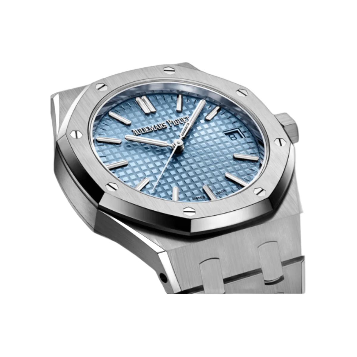 Audemars Piguet 15550ST.OO.1356ST.08 Royal Oak Selfwinding Ice Blue Dial 37mm Unisex Watch – additional product photo 2