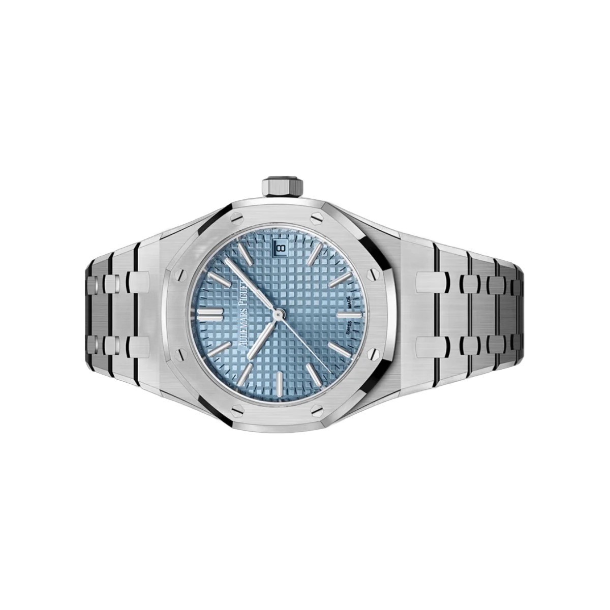 Audemars Piguet 15550ST.OO.1356ST.08 Royal Oak Selfwinding Ice Blue Dial 37mm Unisex Watch – additional product photo 3
