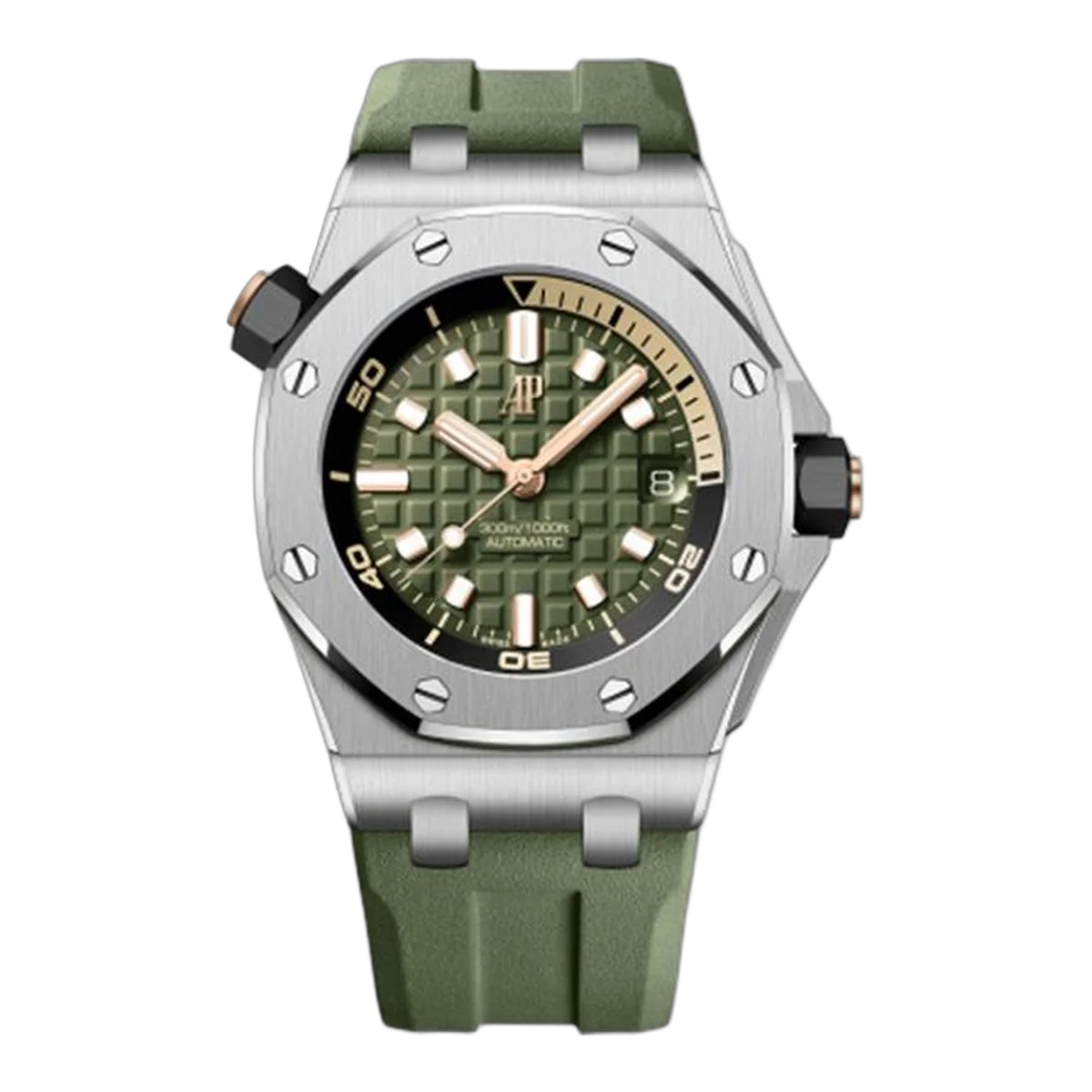 Audemars Piguet 15720ST.OO.A052CA.01 Royal Oak Offshore Diver 42Mm Men’s Watch