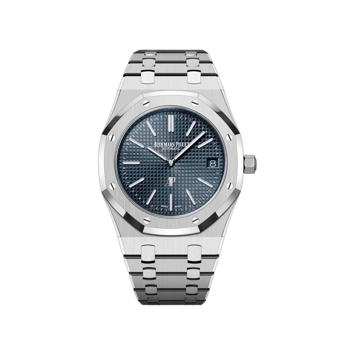 Audemars Piguet 16202ST.OO.1240ST.02 Royal Oak Jumbo Extra-Thin Blue Dial 39mm Mens Watch
