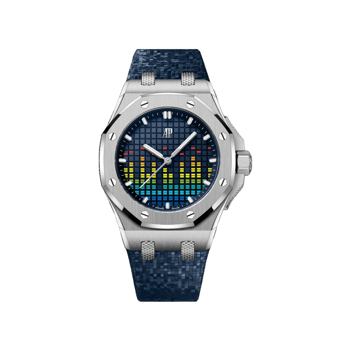 Audemars Piguet 77600TI.OO.A343CA.01 Royal Oak Offshore Titanium With Blue Rubber