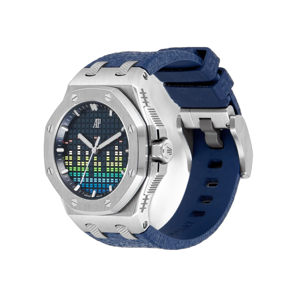Audemars Piguet 77600TI.OO.A343CA.01 Royal Oak Offshore Titanium With Blue Rubber – additional product photo 3