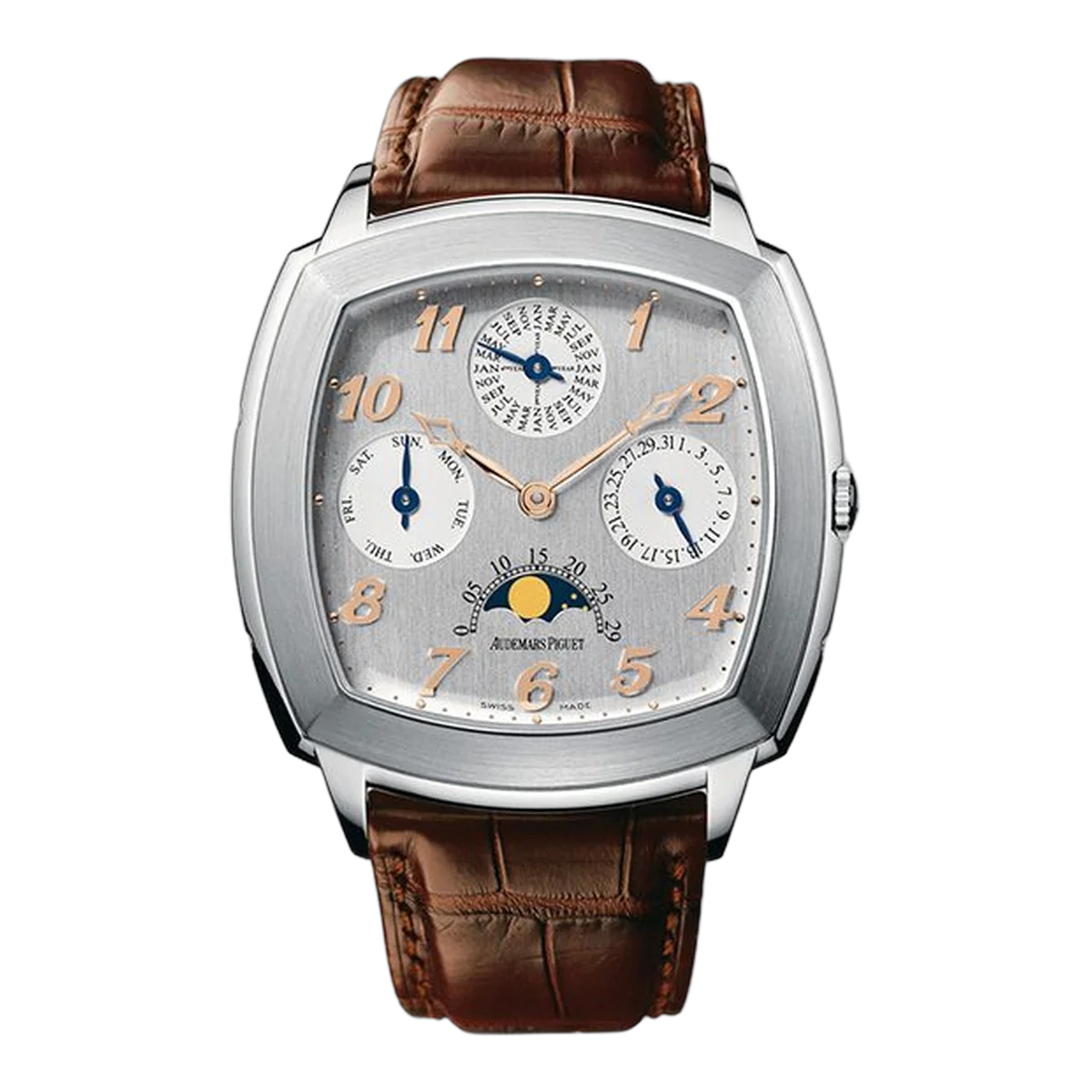 Audemars Piguet Classique Perpetual 26051Pt.Oo.D092Cr.01 Platinum 47Mm X 47Mm Silver Dial Men's Watch
