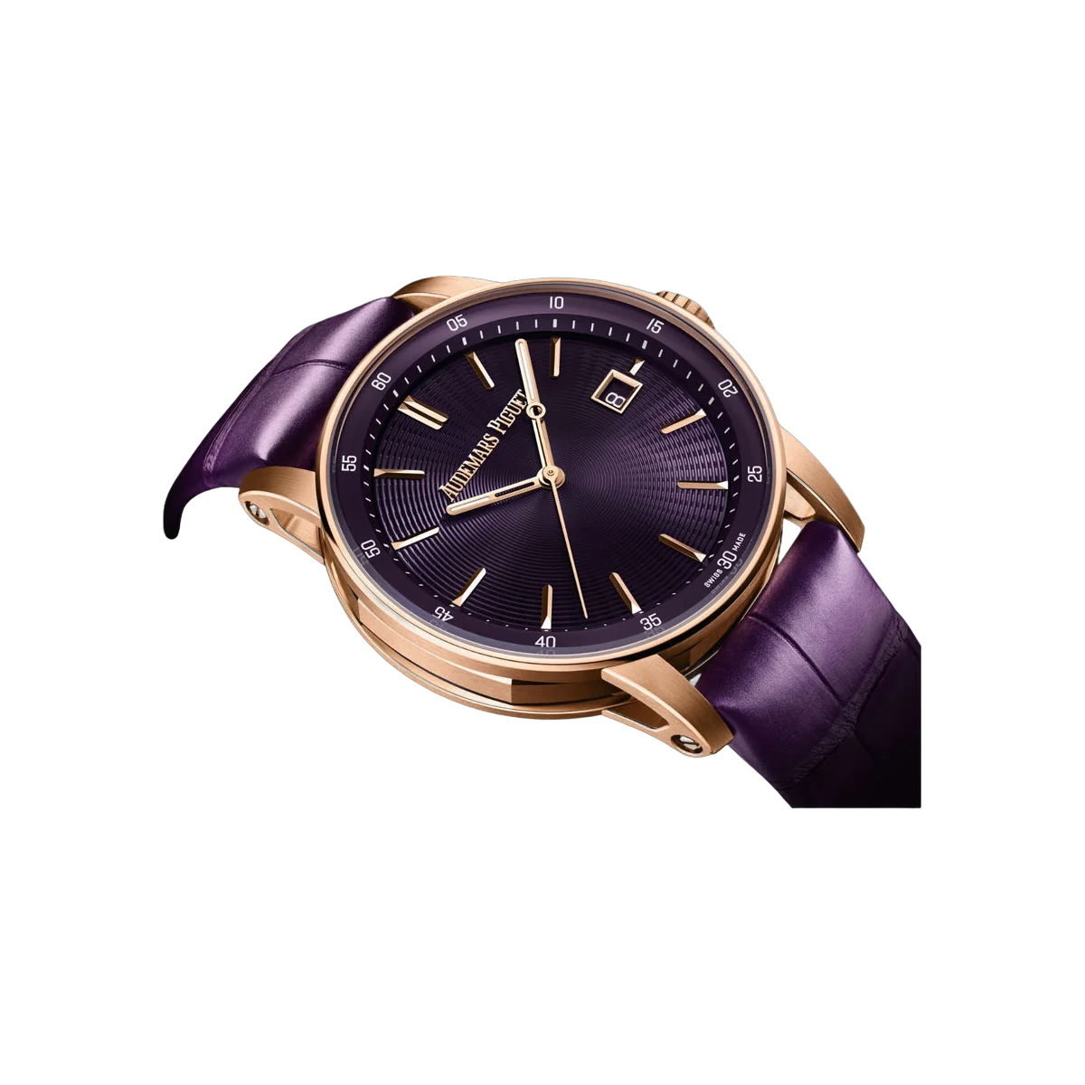 Audemars Piguet Code 11.59 - 77410OR.OO.A623CR.01 Rose Gold 38mm Purple Dial Ladies Watch – additional product photo 2