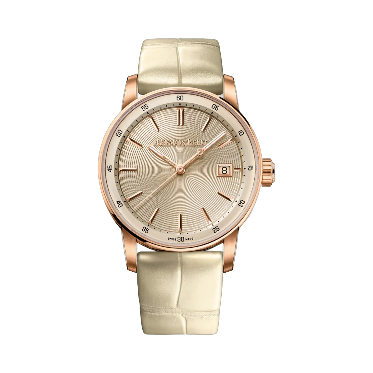 Audemars Piguet Code 11.59 77410OR.OO.A825CR.01 Selfwinding Pink Rose Gold 38mm Ivory Dial