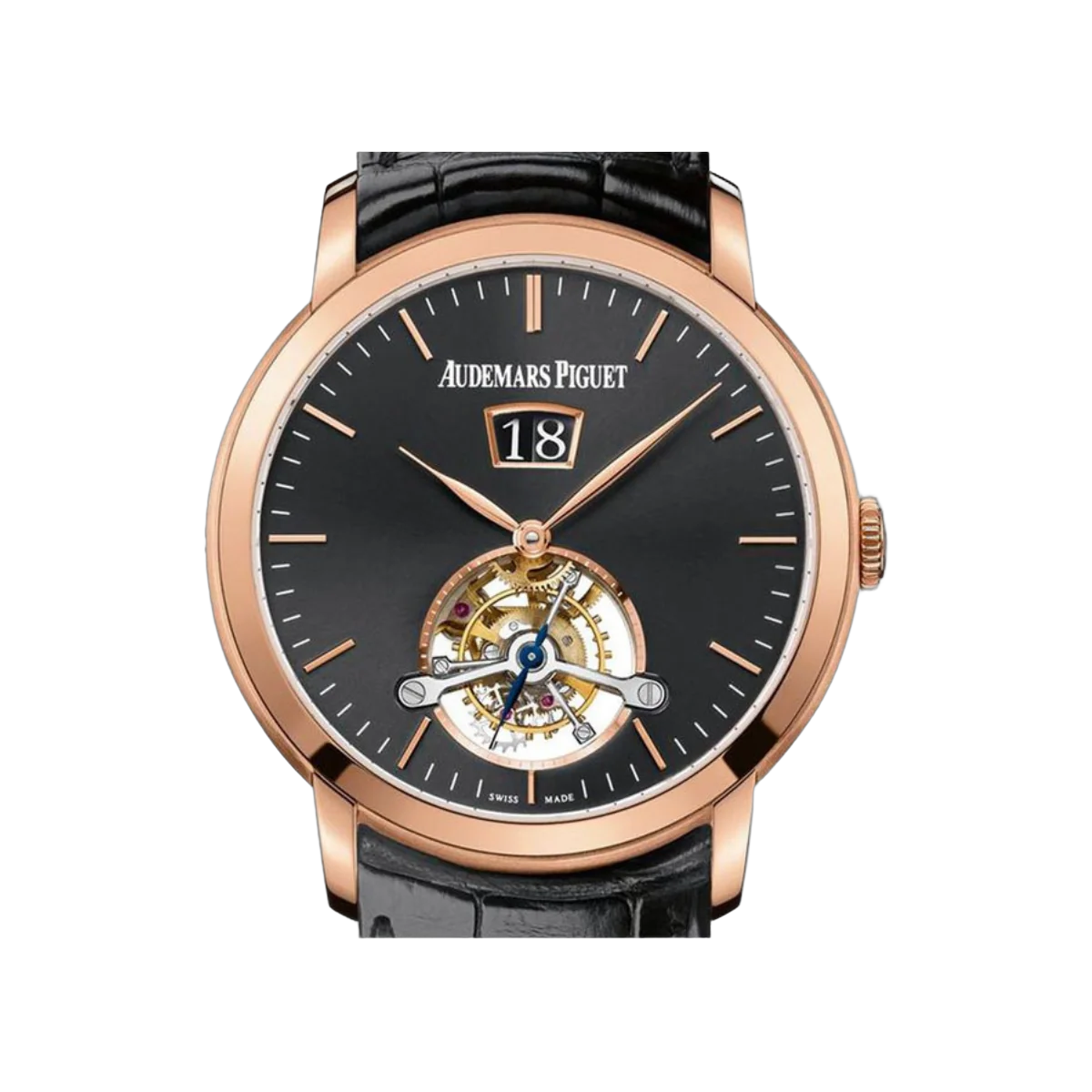 Audemars Piguet Jules Audemars 26559OR.OO.D002CR.01 Tourbillon Grande Date Pink Gold/Black – additional product photo 3