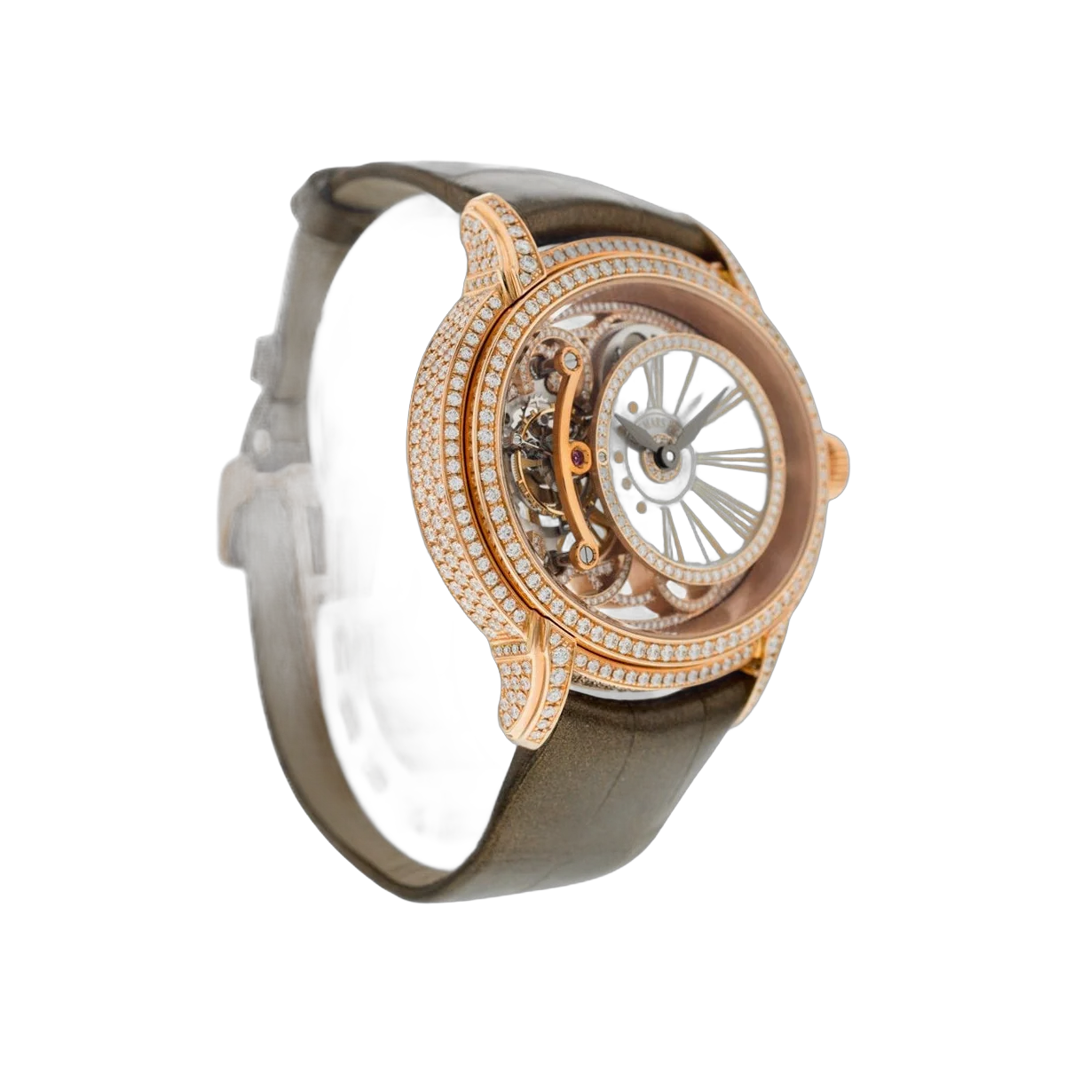 Audemars Piguet Millenary 26354OR.ZZ.D812CR.01 Tourbillon Rose Gold Diamond Bezel 45mm Skeleton Dial Men's Watch – additional product photo 2