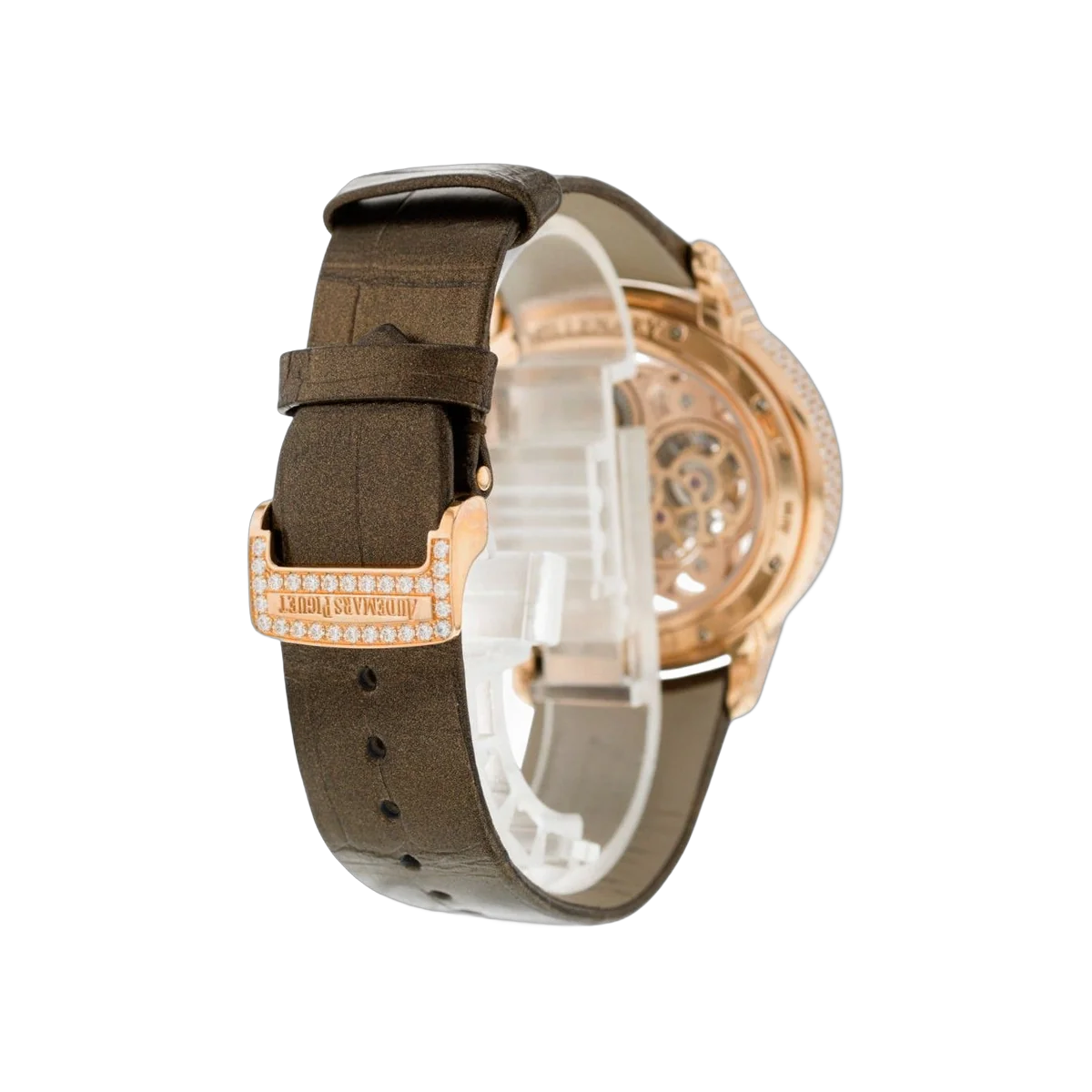 Audemars Piguet Millenary 26354OR.ZZ.D812CR.01 Tourbillon Rose Gold Diamond Bezel 45mm Skeleton Dial Men's Watch – additional product photo 4