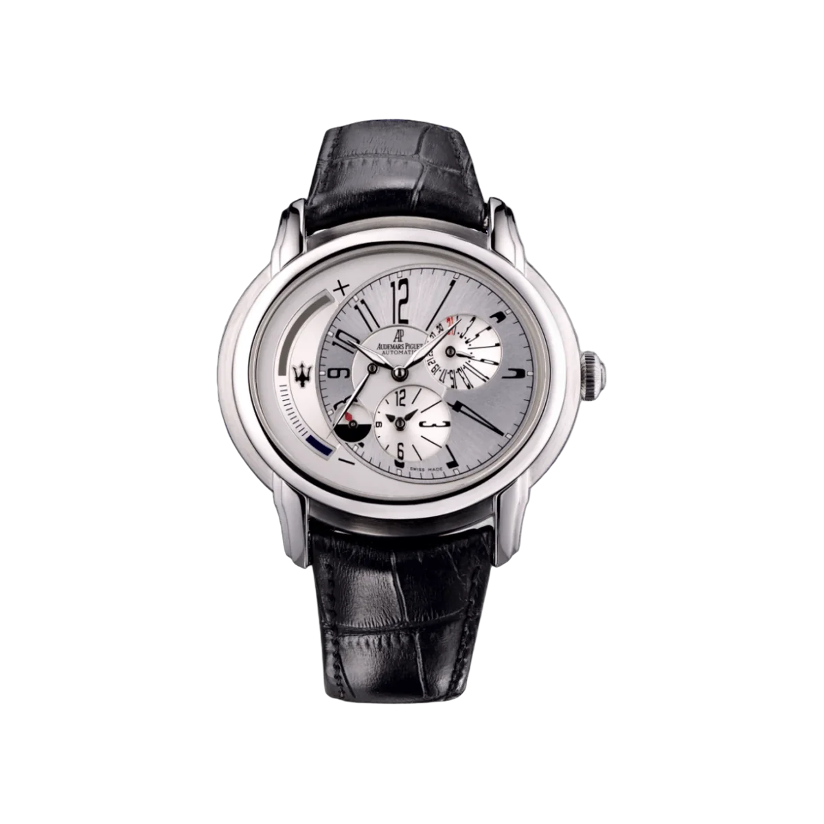 Audemars Piguet Millenary Maserati 26150ST.OO.D084CU.01 GMT Stainless steel 47mm Silver Dial Men's Watch