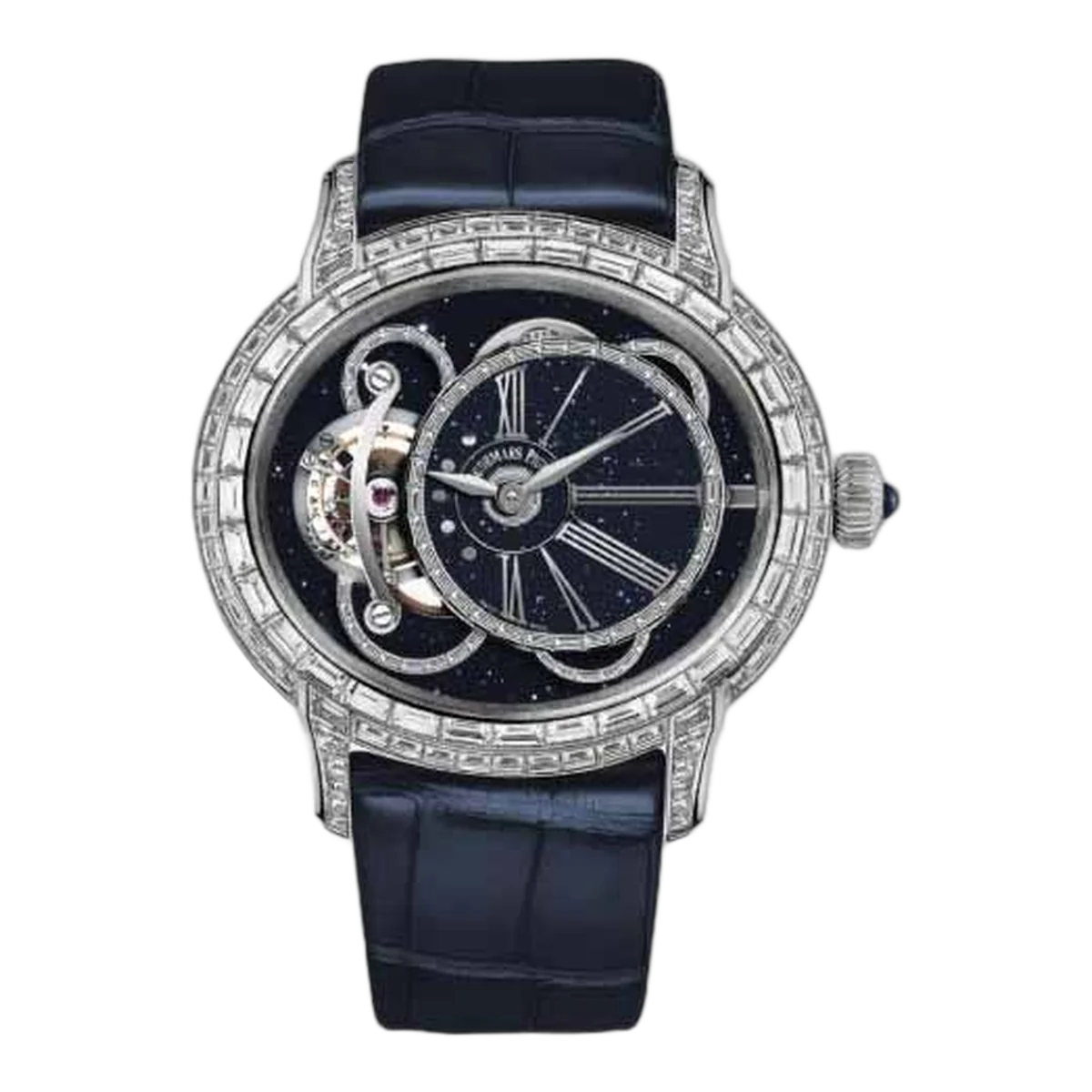 Audemars Piguet Millenary Tourbillon 45Mm 18K White Gold Men's Watch