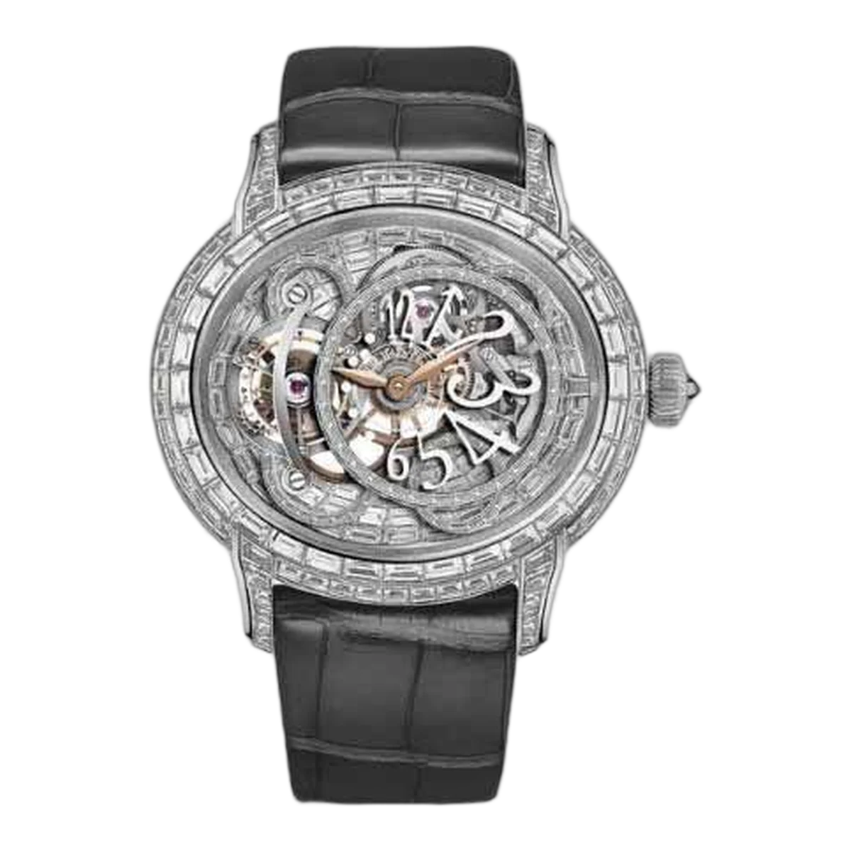 Audemars Piguet Millenary Tourbillon Sapphire Dial 45Mm 18K White Gold Men's Watch