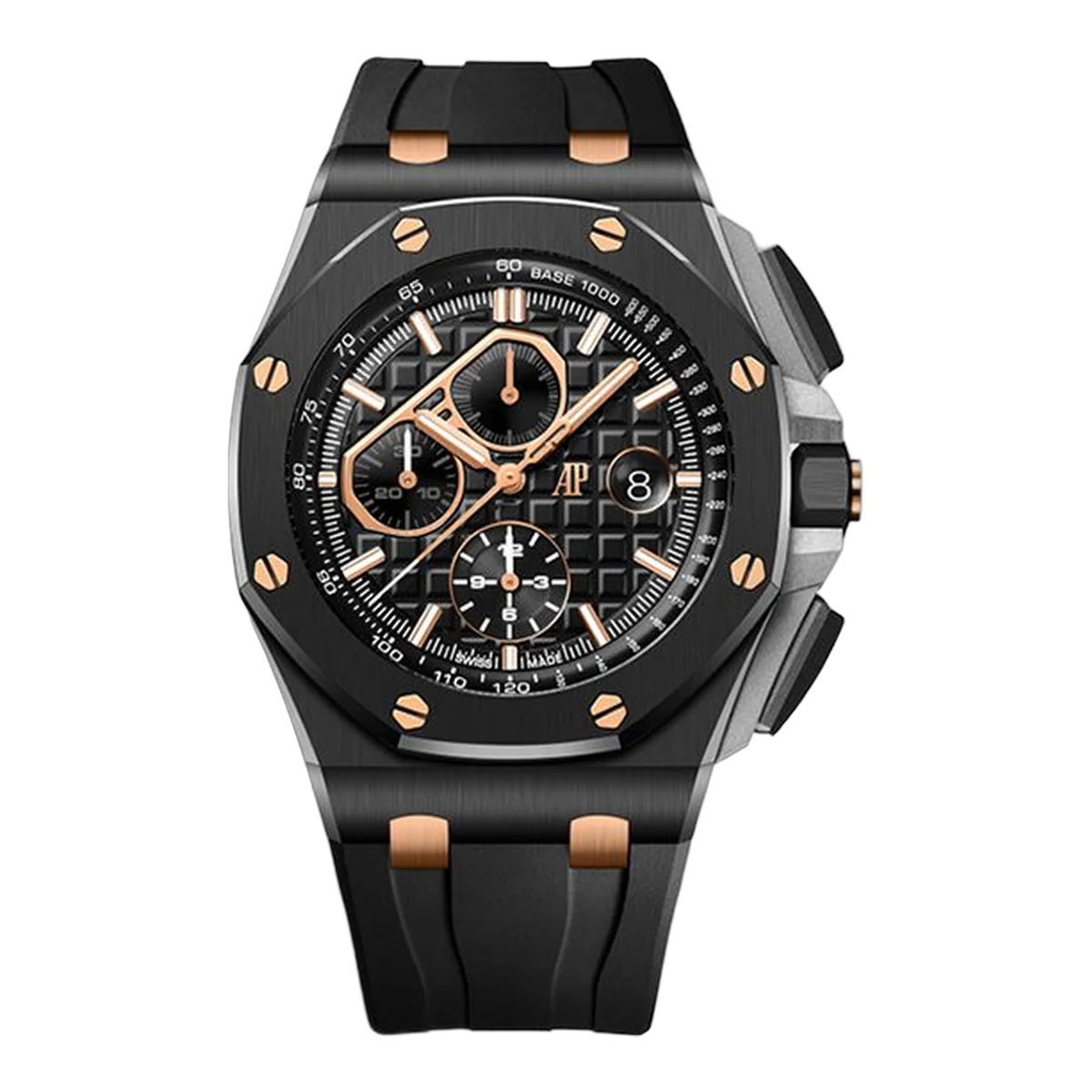 Audemars Piguet Ro Offshore 26405Ce.Oo.A002Ca.99.99 Black Méga Tapisserie Index Specially Made For Gims Ltd. Edi. 44Mm Black Ceramic Men's Watch