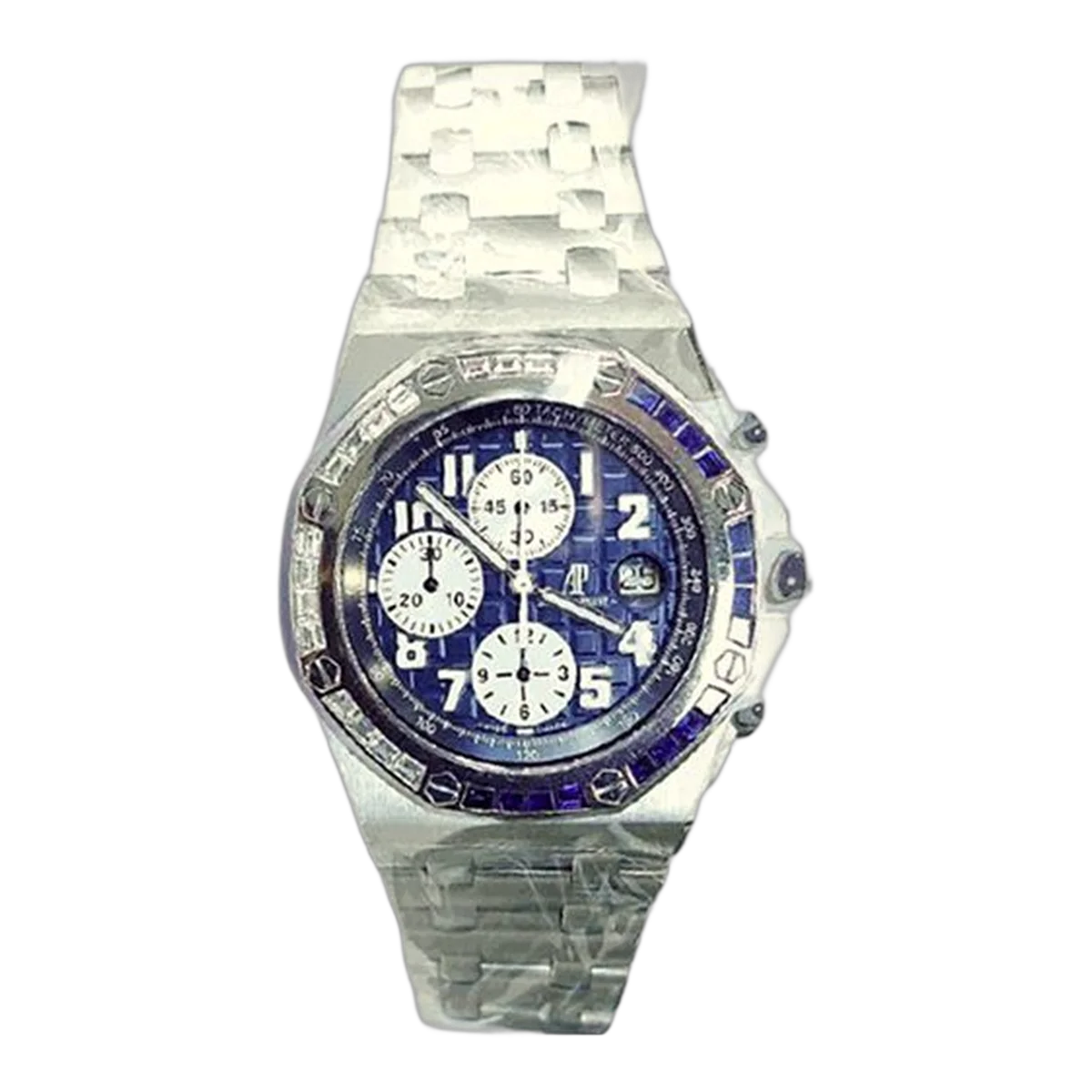 Audemars Piguet Ro Offshore Chronograph Diamond/Sapphire 42Mm Stainless Steel Men's Watch