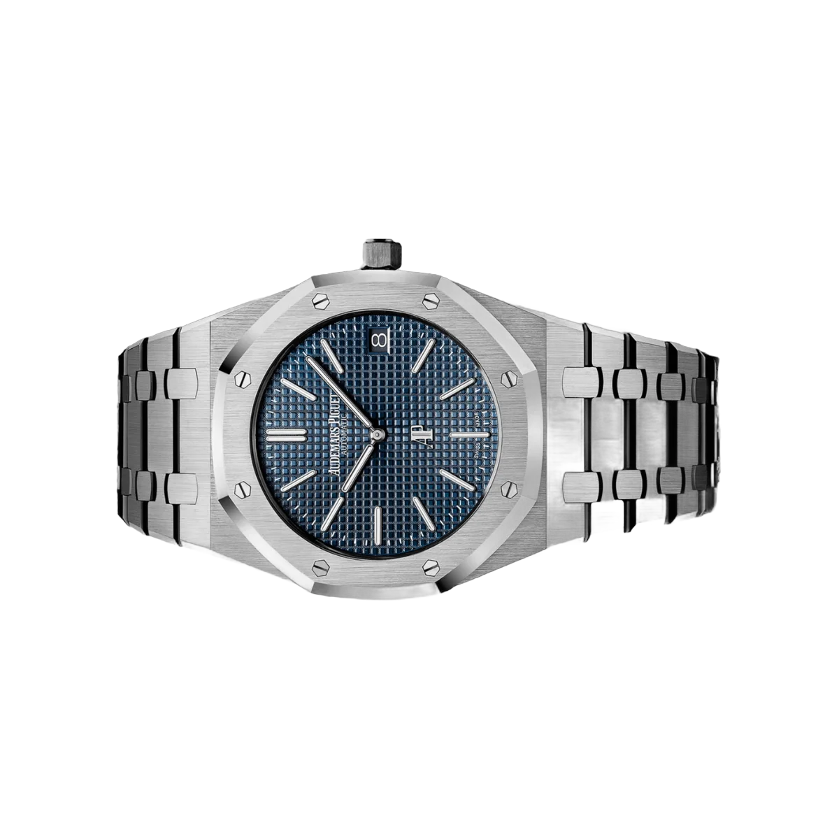 Audemars Piguet Royal Oak 15202ST.OO.1240ST.01.A Jumbo Extra Thin Stainless Steel 39mm Blue Index Dial Mens Watch – additional product photo 4