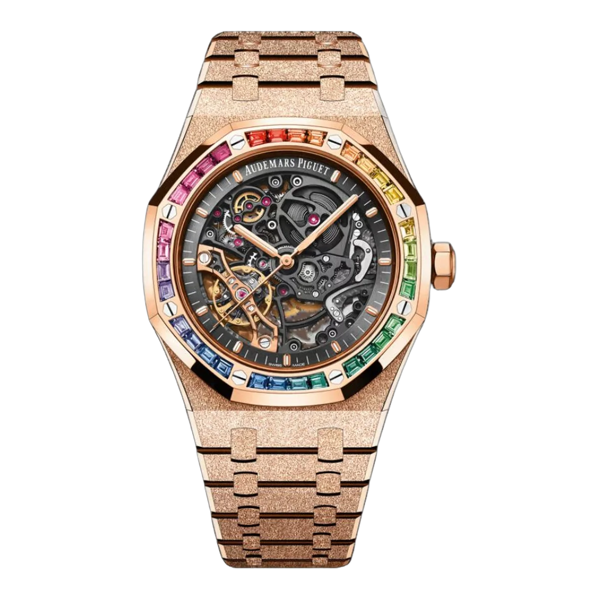 Audemars Piguet Royal Oak 15412OR.YG.1224OR.01-B Frosted Rose Gold Grey Dial