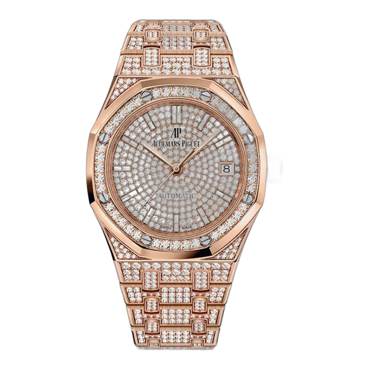 Audemars Piguet Royal Oak 15452OR.ZZ.1258OR.02 Automatic Diamond Watch