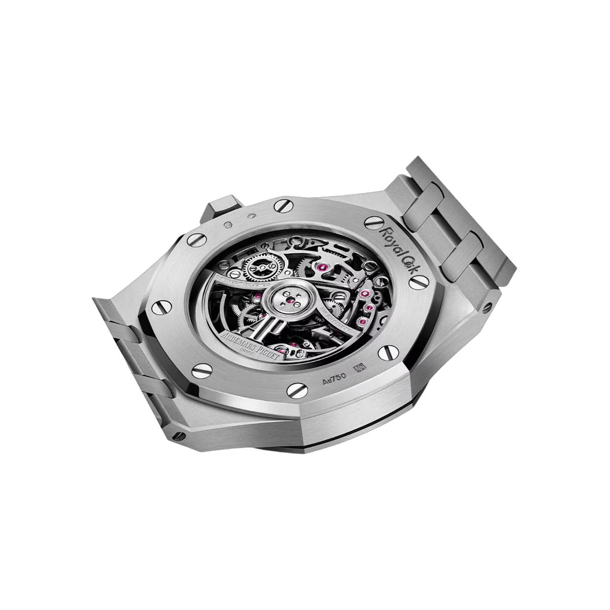 Audemars Piguet Royal Oak 15467BC.OO.1256BC.01 White Gold 37mm Skeleton Dial Ladies Watch – additional product photo 3