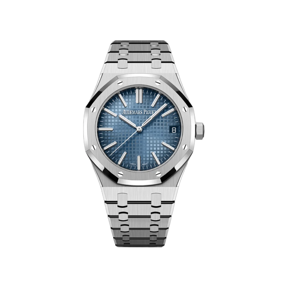 Audemars Piguet Royal Oak 15510BC.OO.1320BC.02 White Gold 41mm Blue Dial Men's Watch