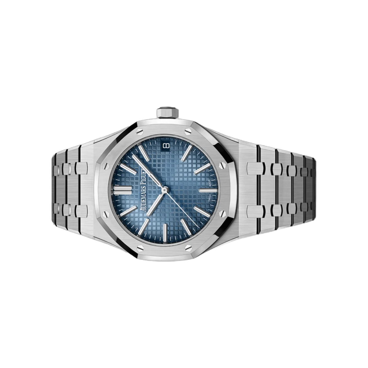 Audemars Piguet Royal Oak 15510BC.OO.1320BC.02 White Gold 41mm Blue Dial Men's Watch – additional product photo 3