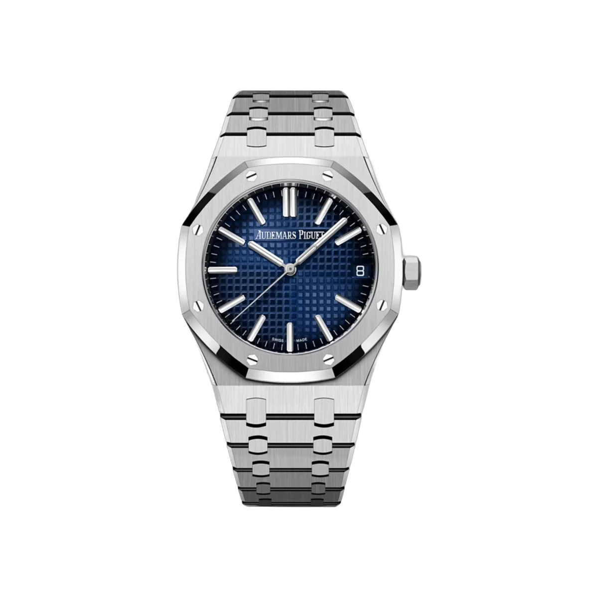 Audemars Piguet Royal Oak 15510BC.OO.1320BC.04 White Gold Smoked Blue Dial 41mm Men's Watch