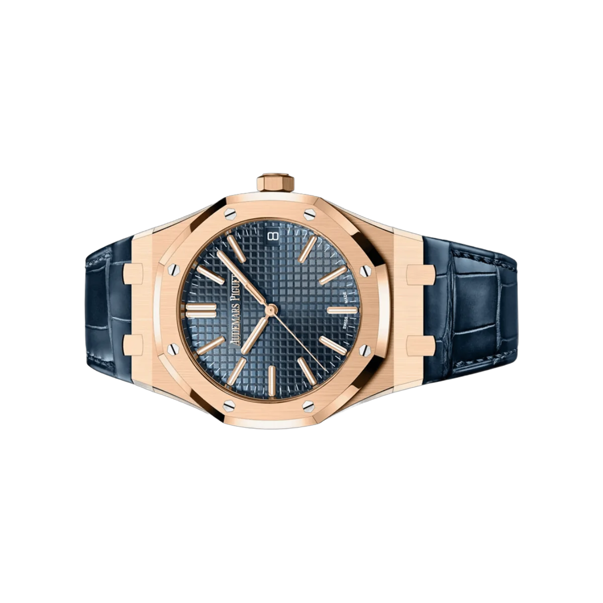 Audemars Piguet Royal Oak 15510OR.OO.D315CR.02 Rose Gold Blue Dial 41mm Men's Watch – additional product photo 2