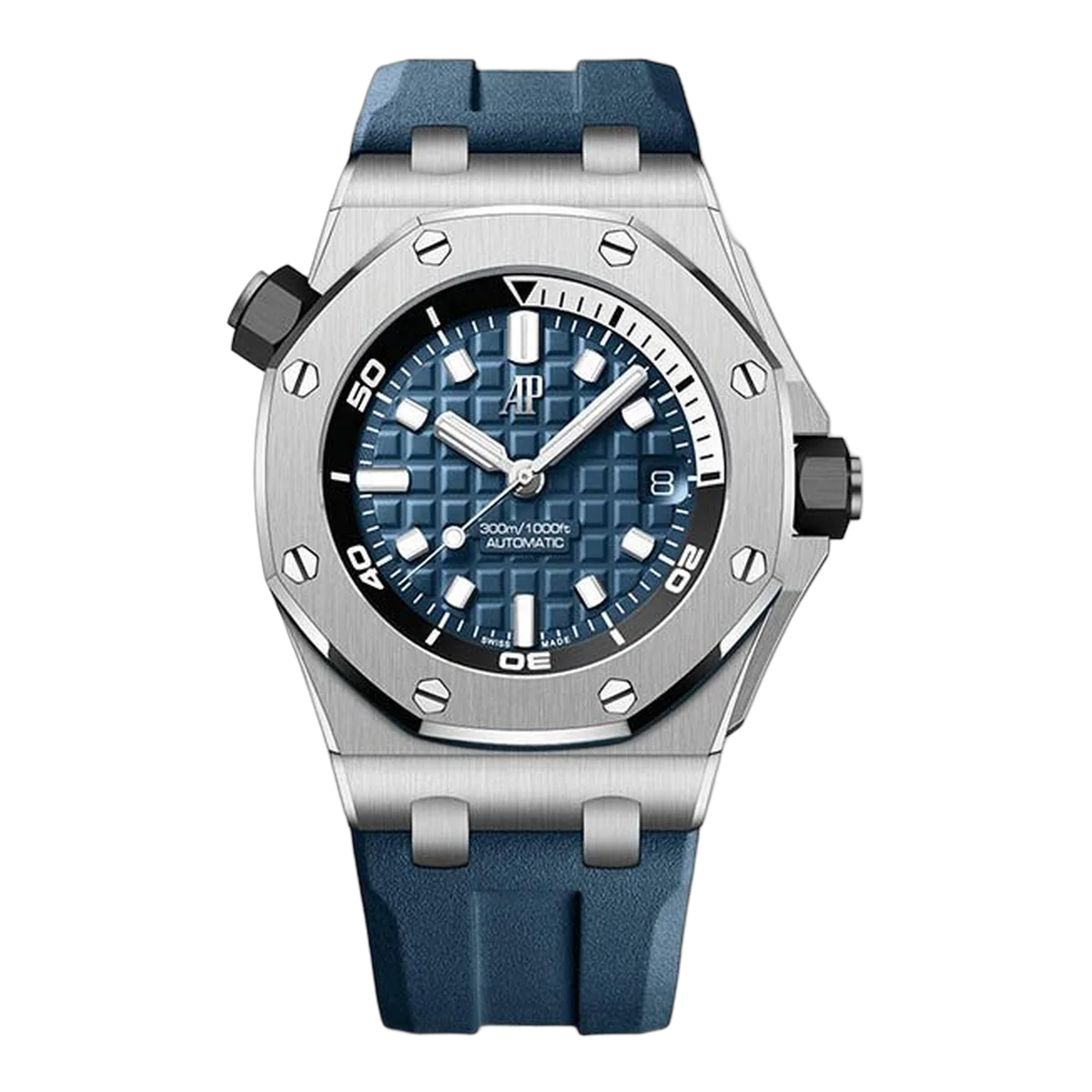 Audemars Piguet Royal Oak 15720ST.OO.A027CA.01 Offshore Diver Blue Marine 42Mm Limited Edition Men's Watch