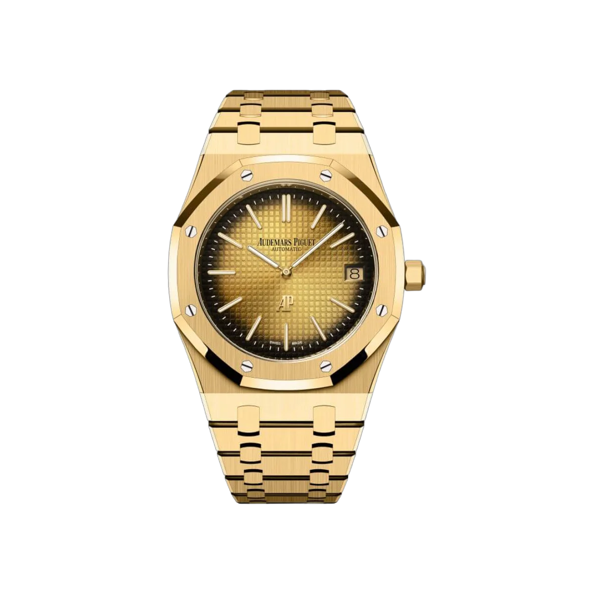 Audemars Piguet Royal Oak 16202BA.OO.1240BA.02 Jumbo 18K Yellow Gold 39mm Mens Watch