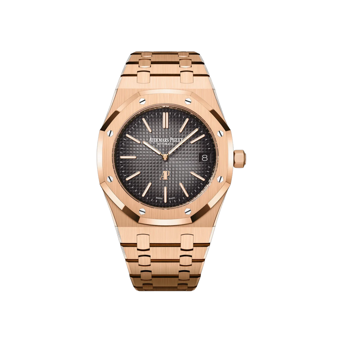Audemars Piguet Royal Oak 16202OR.OO.1240OR.02 Jumbo Extra-Thin smoked grey dial 39mm Men's Watch