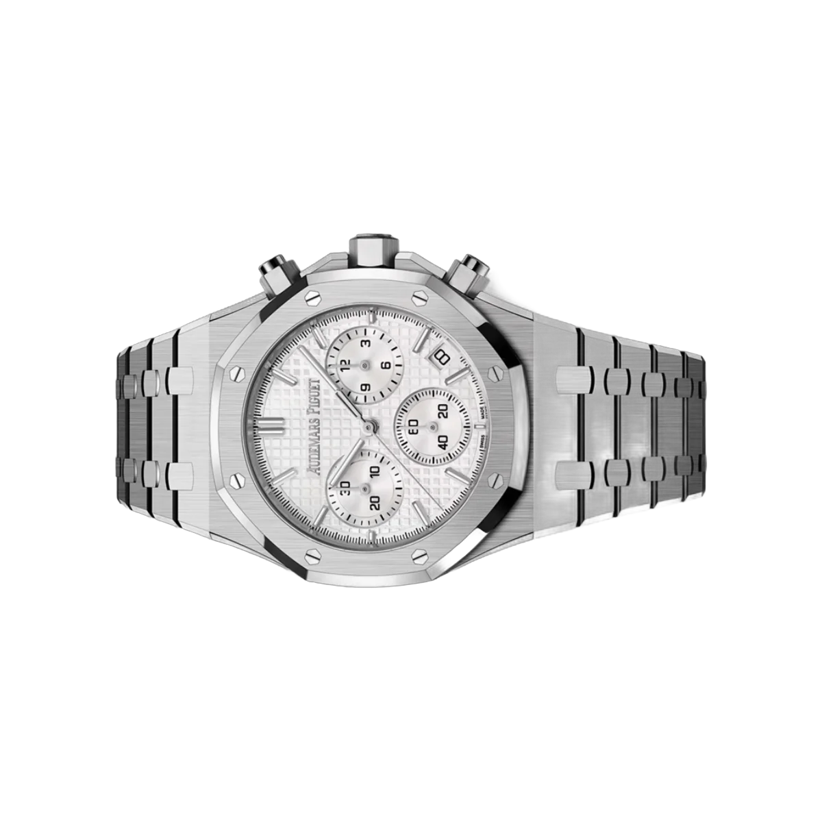 Audemars Piguet Royal Oak 26240ST.OO.1320ST.07 Chronograph 41mm White Dial Men's Watch – additional product photo 2