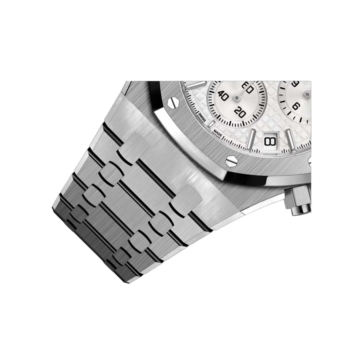 Audemars Piguet Royal Oak 26240ST.OO.1320ST.07 Chronograph 41mm White Dial Men's Watch – additional product photo 4