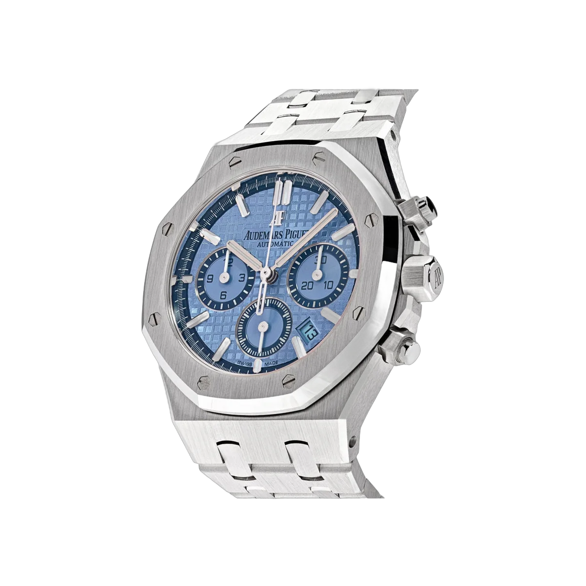Audemars Piguet Royal Oak 26317BC.OO.1256BC.01 White Gold 38mm Light Blue Dial Unisex Watch – additional product photo 2
