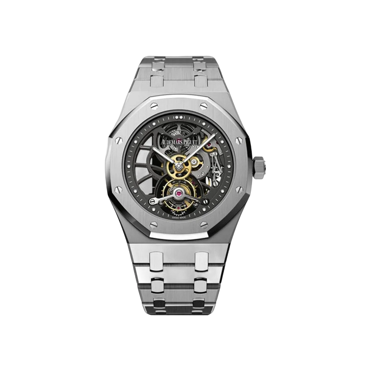 Audemars Piguet Royal Oak 26511PT.OO.1220PT.01 Tourbillon Skeleton Dial Men's Watch
