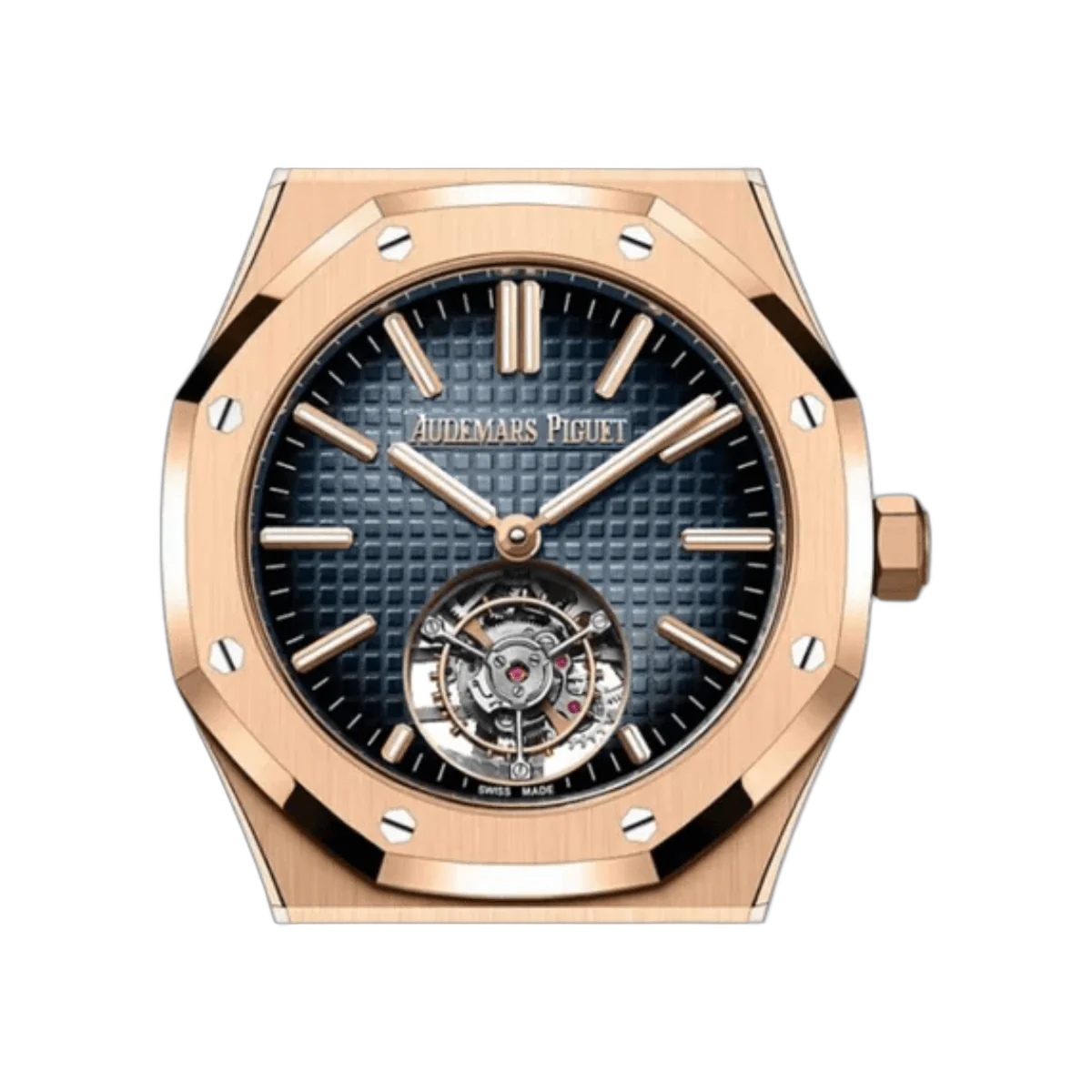 Audemars Piguet Royal Oak 26730OR.OO.1320OR.02 Selfwinding Flying Tourbillon 41mm Blue Dial Mens Watch – additional product photo 2