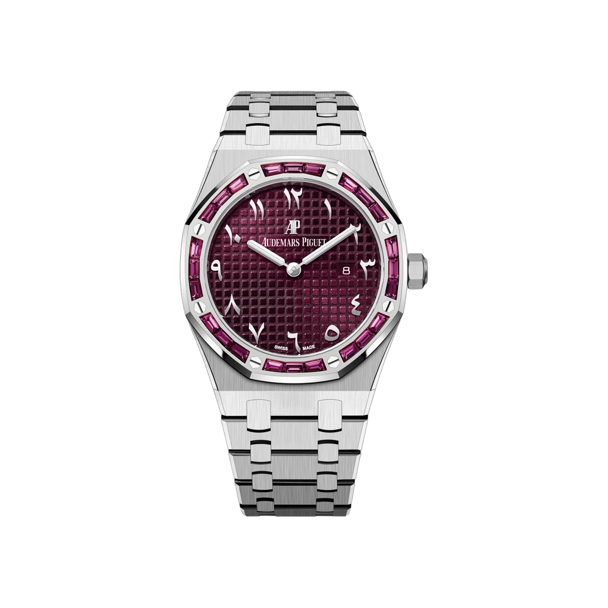 Audemars Piguet Royal Oak 67656BC.GR.1261BC.01 Quartz White Gold 33mm Ladies Watch