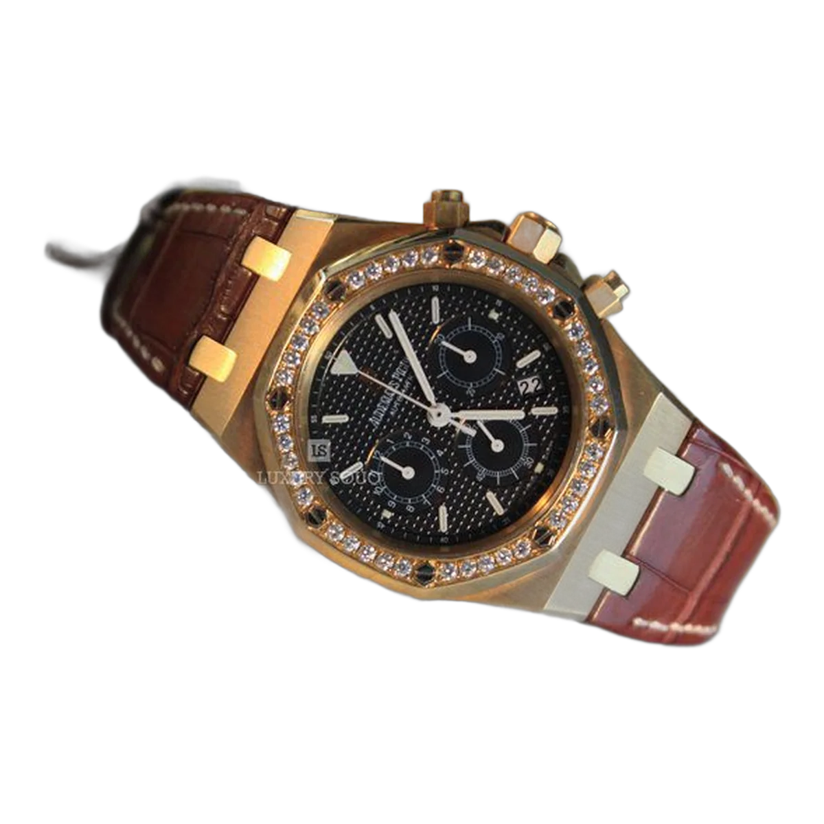 Audemars Piguet Royal Oak Chronograph (Customized Diamond Bezel) Watch