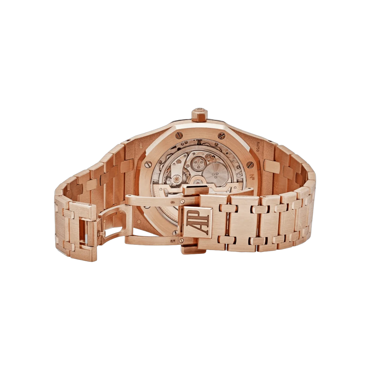 Audemars Piguet Royal Oak Jumbo Extra-Thin 15202OR.OO.1240OR.01 18K Rose Gold 39mm Blue Dial Men's Watch – additional product photo 2
